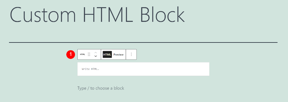 古腾堡编辑器教程：如何使用WordPress自定义HTML区块