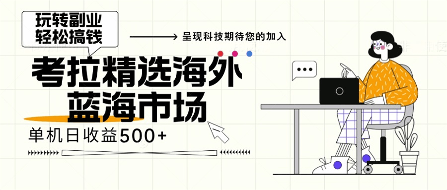 （13191期）海外全新空白市场，小白也可轻松上手，年底最后红利-星仔副业